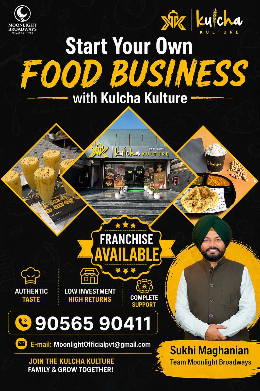 Food business with kulcha kulture